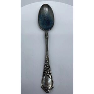 Vintage Wallace Antique Sterling Silver Plated Serving Spoon 71/4" XXSXX Marking